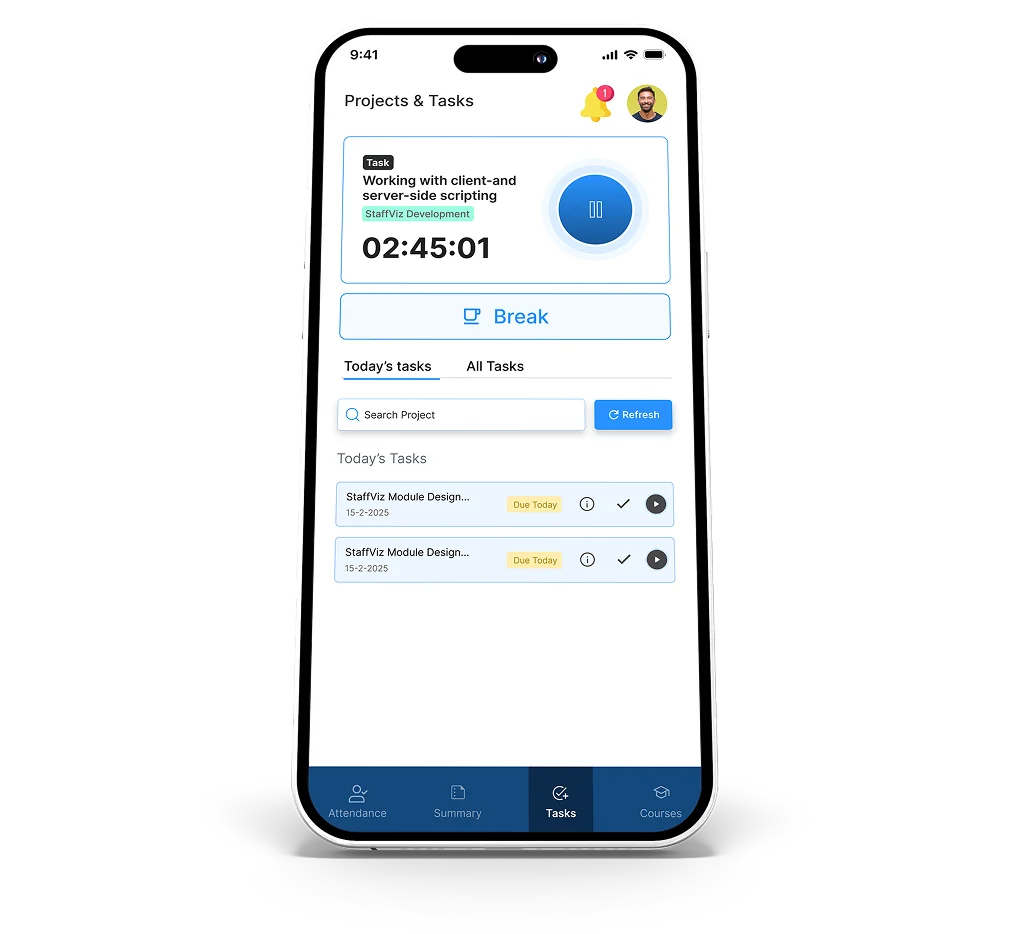 Task-Based Time Tracking