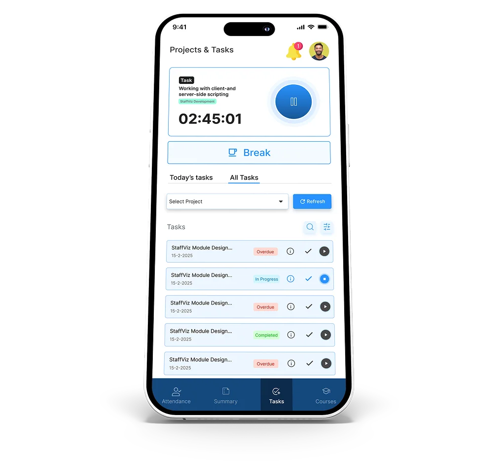 Projects & Tasks Management